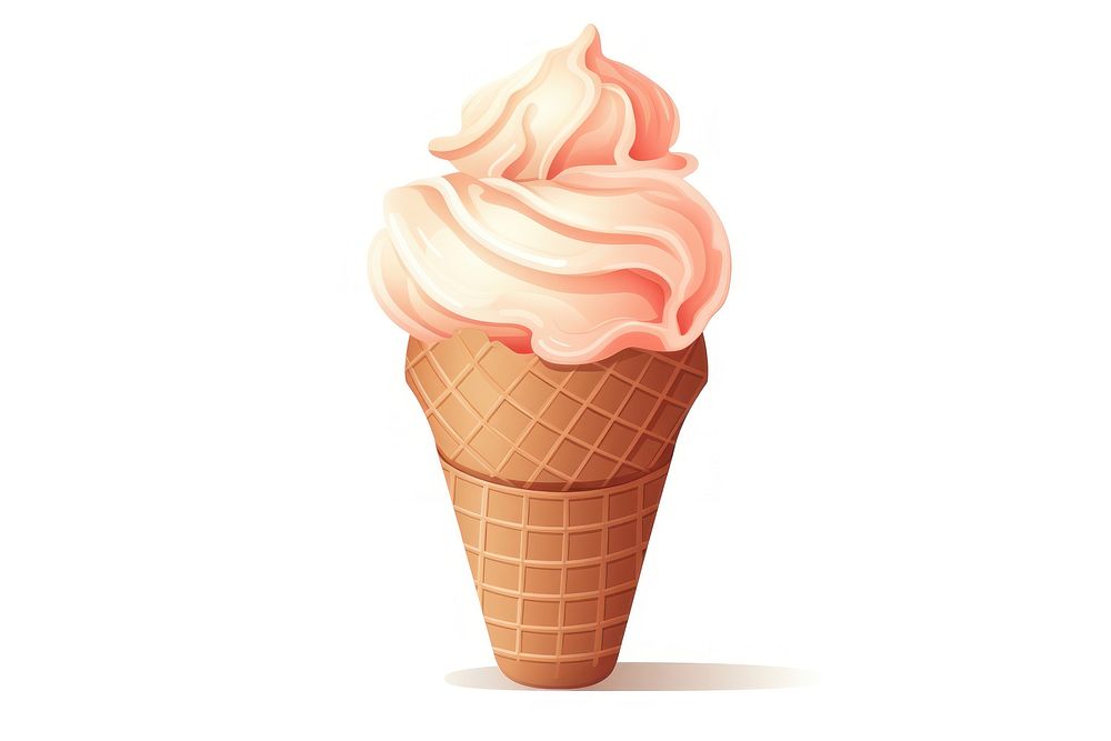 Ice cream dessert food cone. AI generated Image by rawpixel.