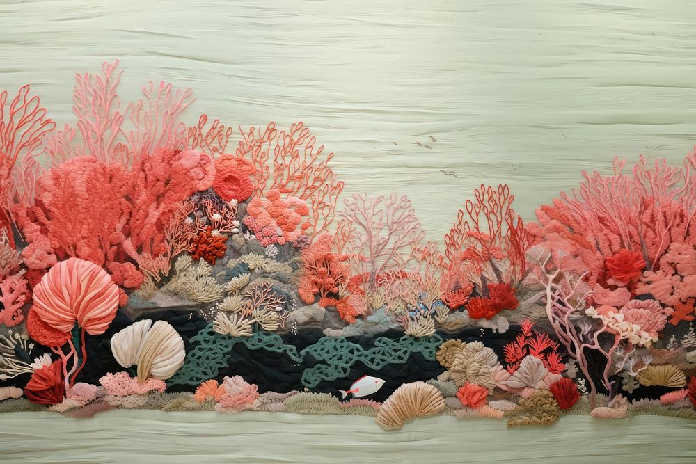 Coral nature sea underwater. AI generated Image by rawpixel.