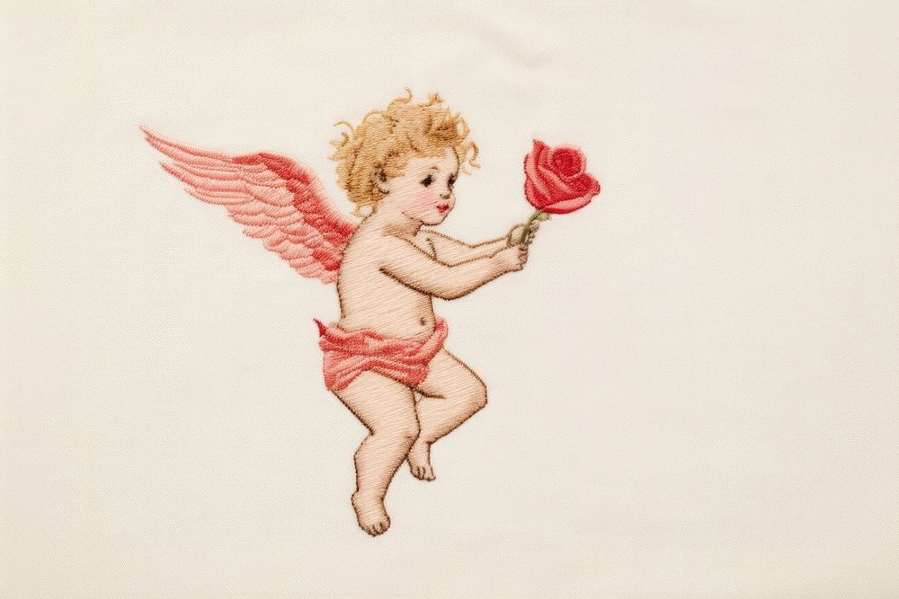 Cupid angel representation creativity. AI generated Image by rawpixel.