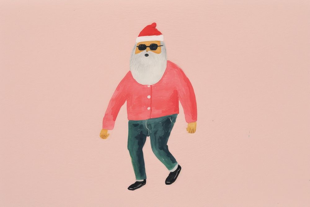 Christmas theme Santa Claus art representation. AI generated Image by rawpixel.