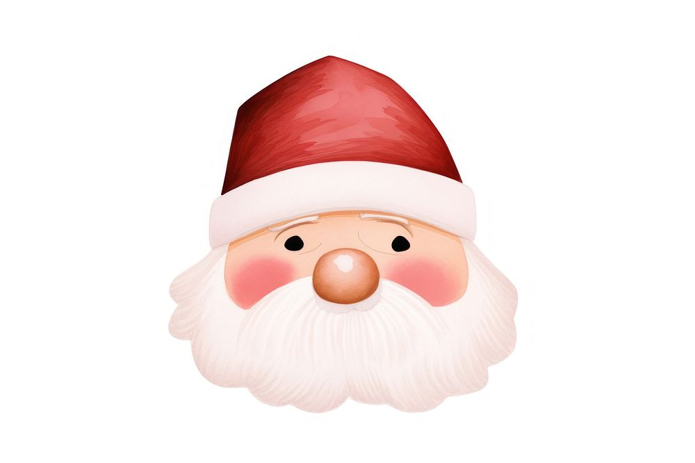 Santa snowman red white background. AI generated Image by rawpixel.