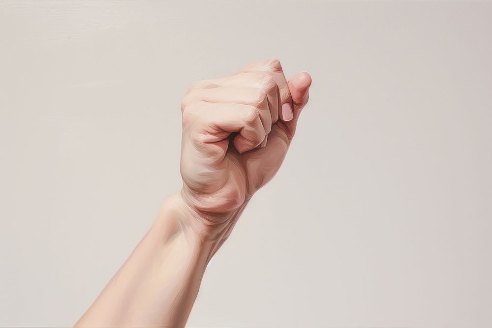 Salute hand gesture finger gesturing holding. AI generated Image by rawpixel.