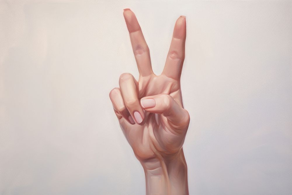 Hand sign finger creativity gesturing. AI generated Image by rawpixel.