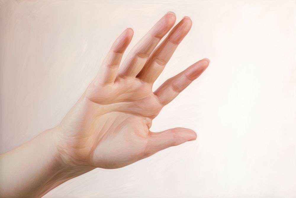Waving hand finger skin gesturing. AI generated Image by rawpixel.