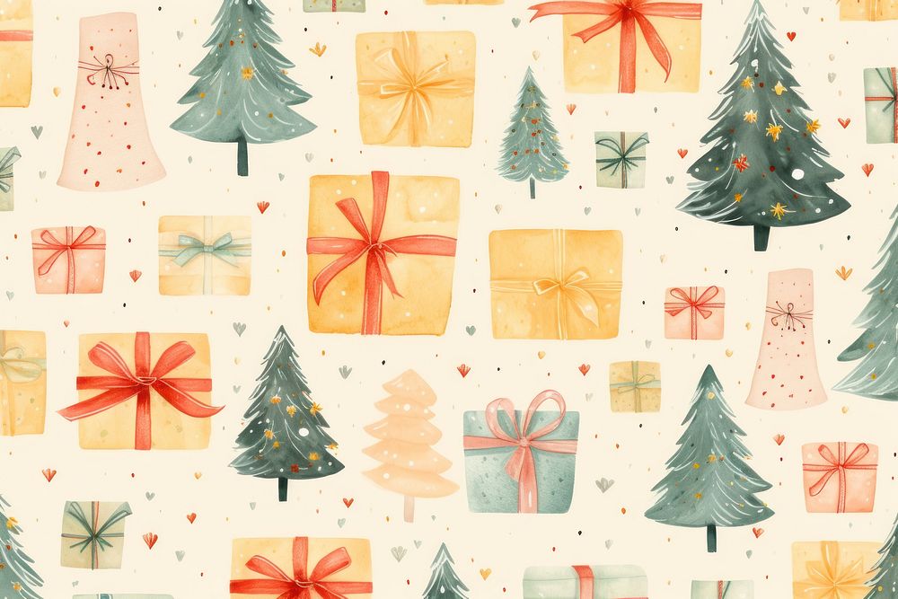 Christmas christmas backgrounds ribbon. AI generated Image by rawpixel.