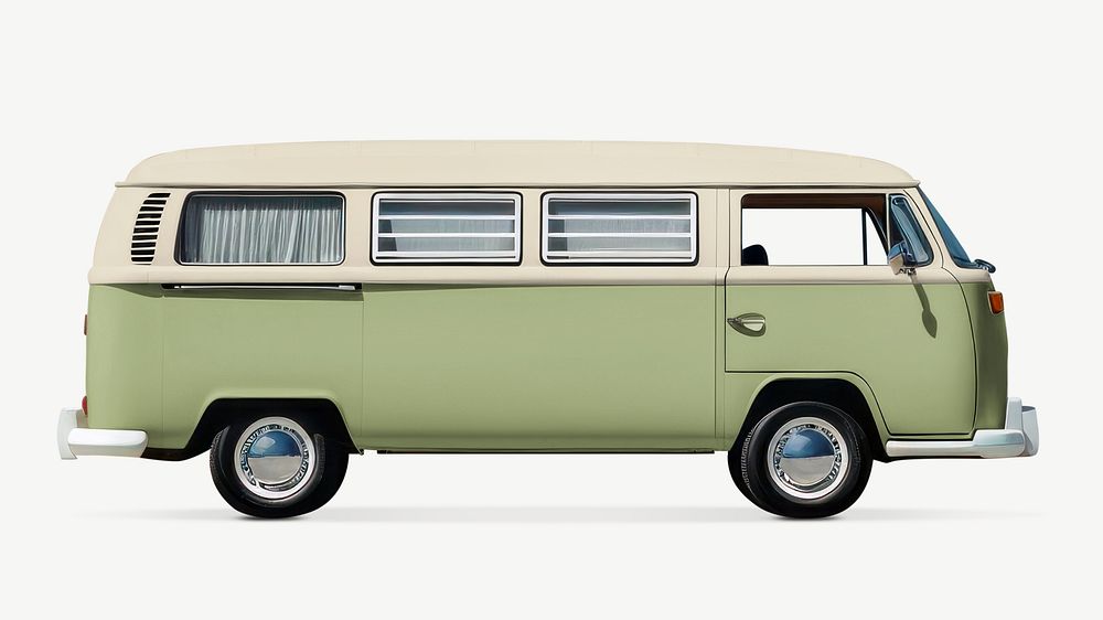 Camping minibus mockup, vehicle car | Premium PSD Mockup - rawpixel