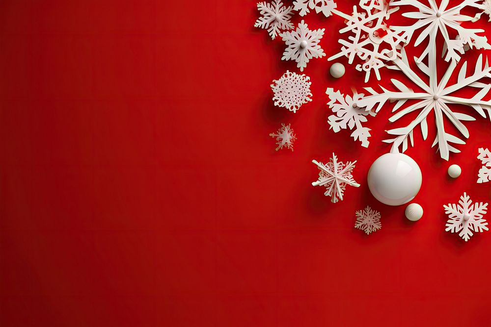 White paper Christmas Tree christmas snow backgrounds. AI generated Image by rawpixel.