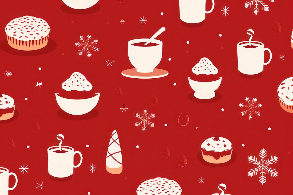 Dessert food backgrounds christmas. AI generated Image by rawpixel.