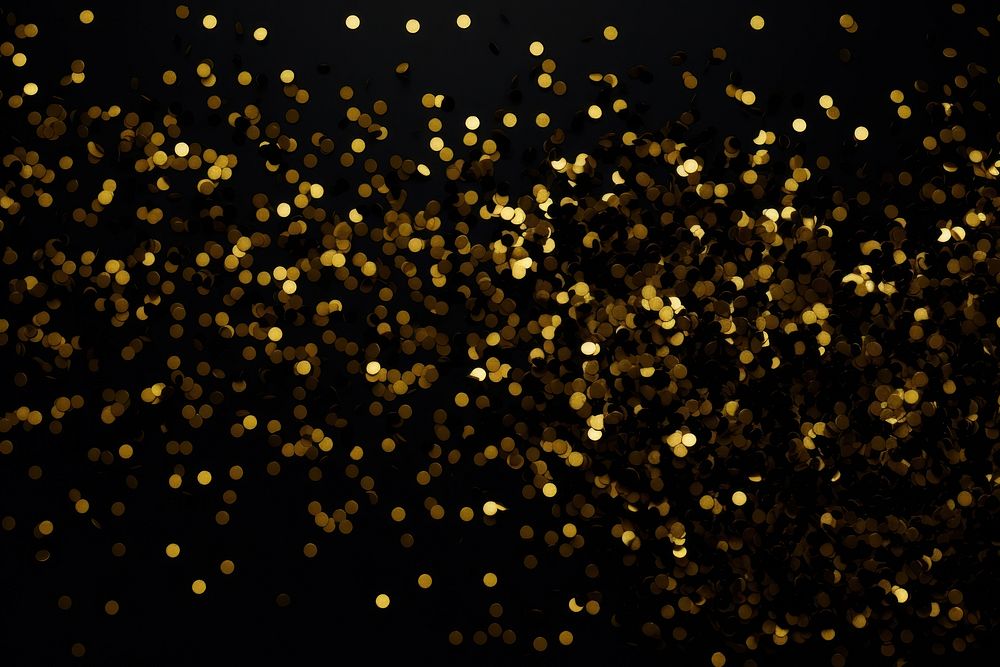 Confetti backgrounds glitter yellow. AI generated Image by rawpixel.