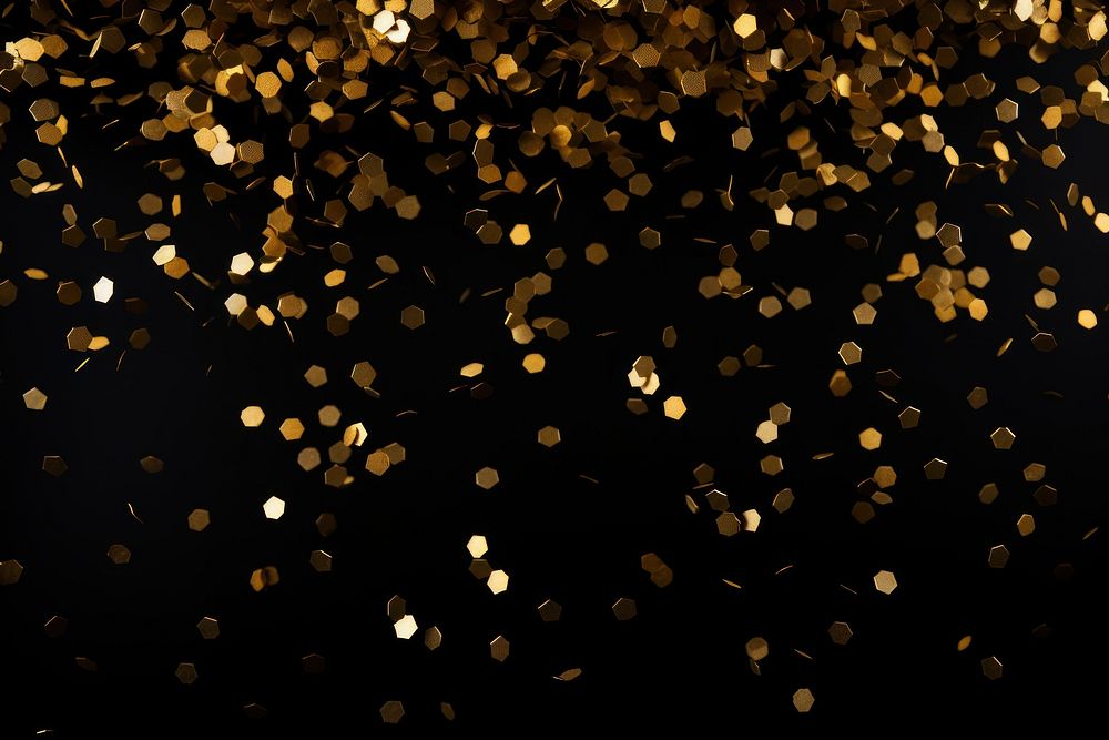 Confetti backgrounds yellow black. AI generated Image by rawpixel.
