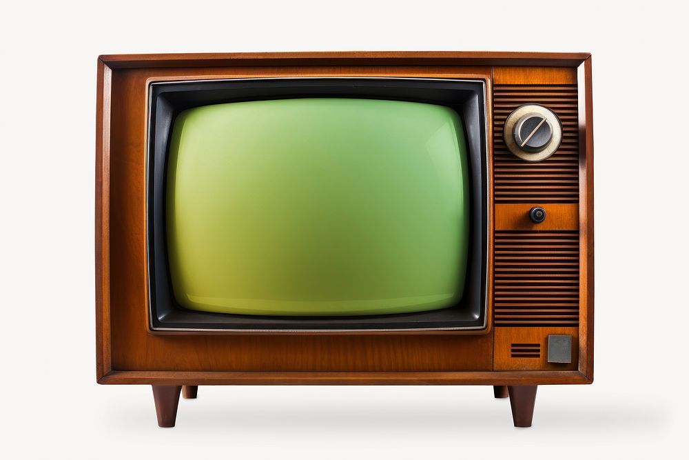 Vintage television screen