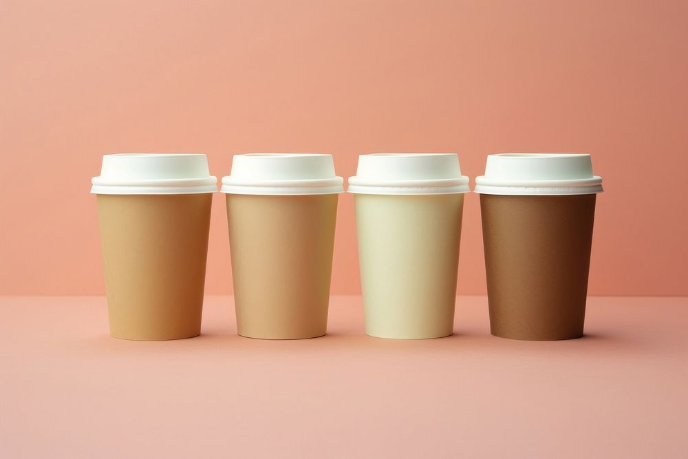 Coffee Take Out Disposable Cups coffee cup disposable. AI generated Image by rawpixel.