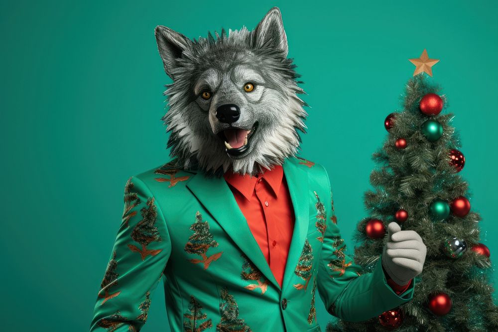Christmas christmas portrait costume. AI generated Image by rawpixel.