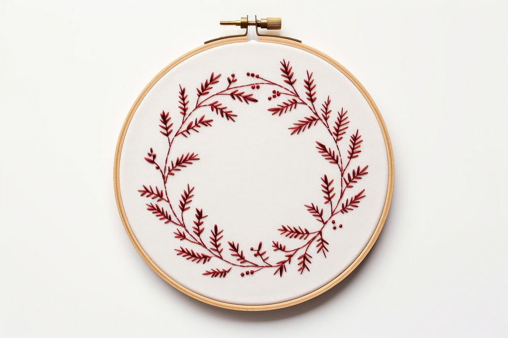 Embroidery decoration pattern white background. AI generated Image by rawpixel.