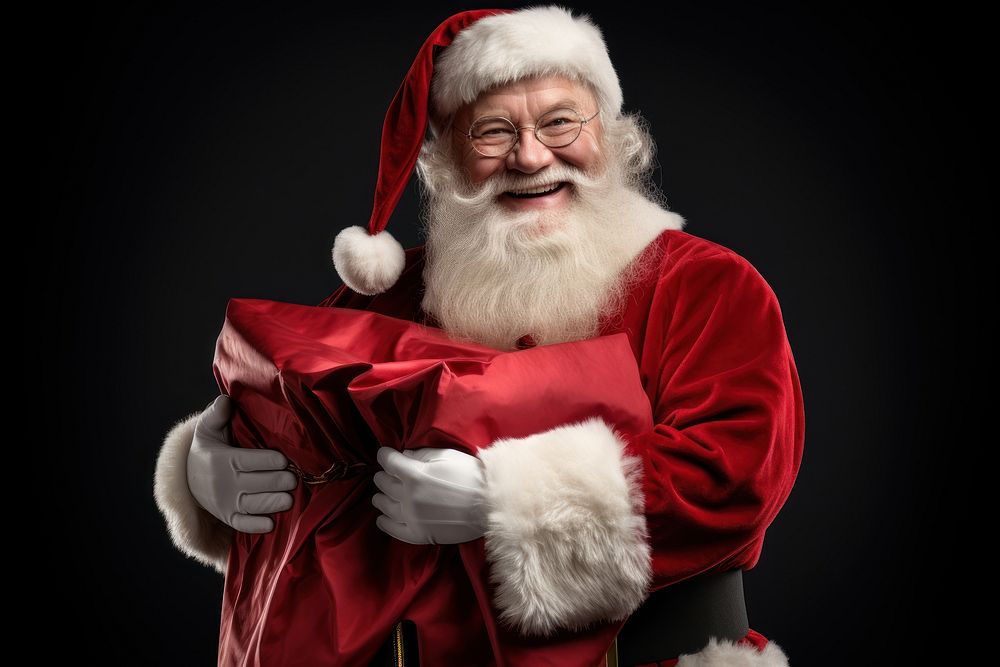 Smiling santa claus christmas adult celebration. AI generated Image by rawpixel.