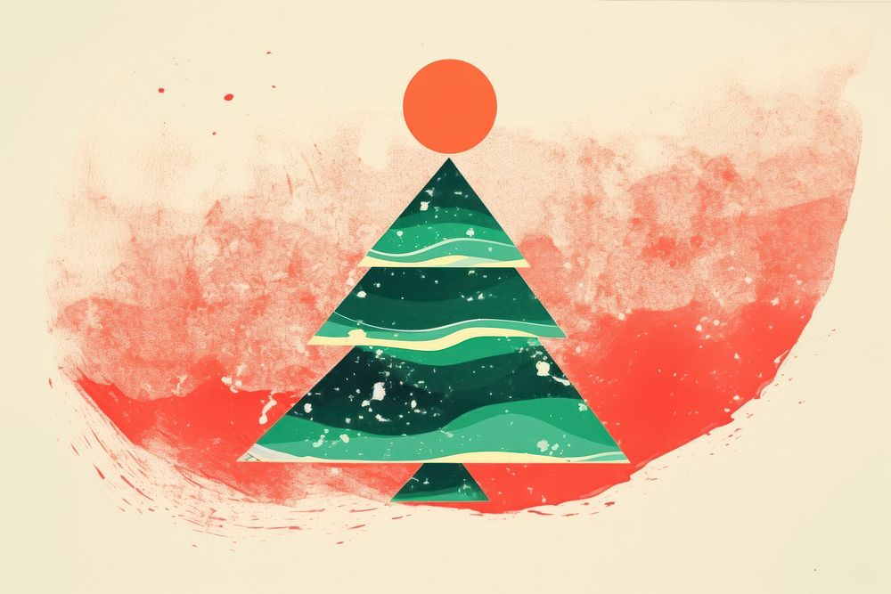 Christmas festival background art celebration creativity. AI generated Image by rawpixel.