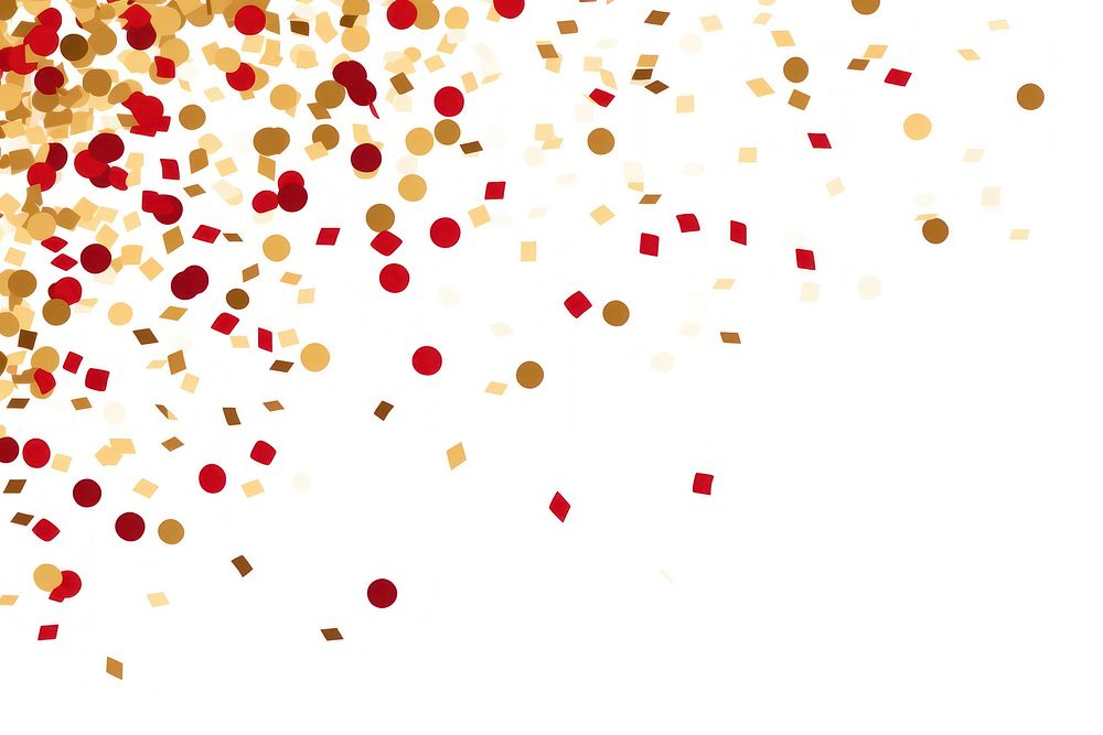 Confetti backgrounds red white background. AI generated Image by rawpixel.