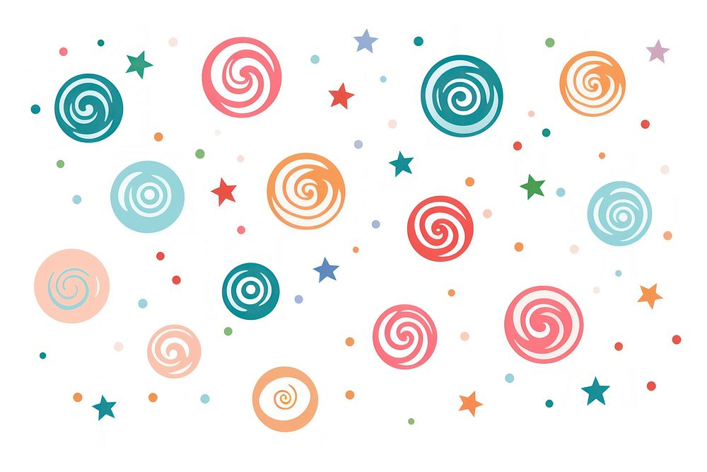 Spiral backgrounds pattern cartoon. AI generated Image by rawpixel.