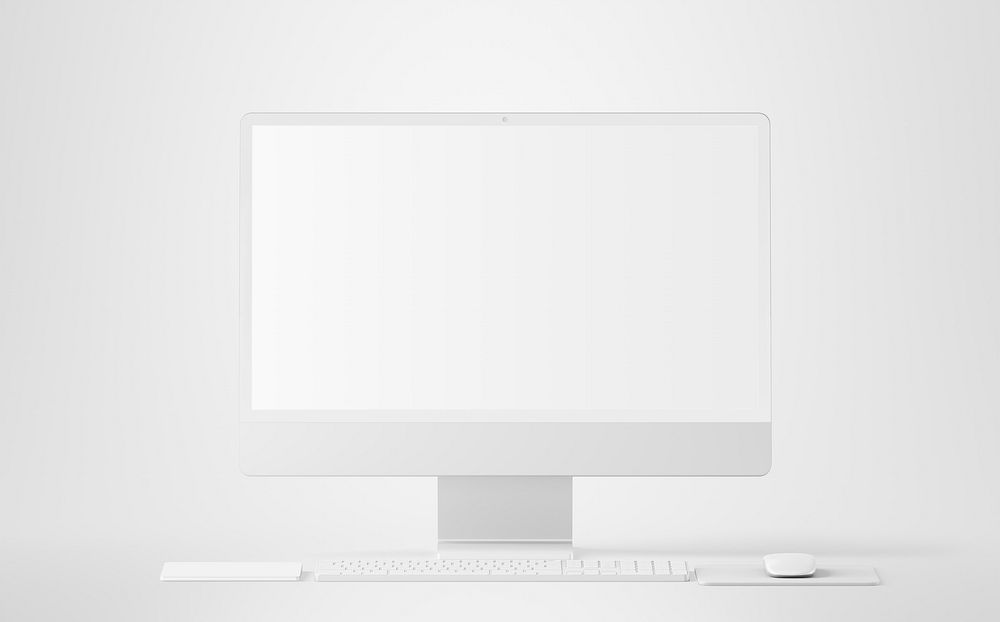 Blank computer screen, digital display