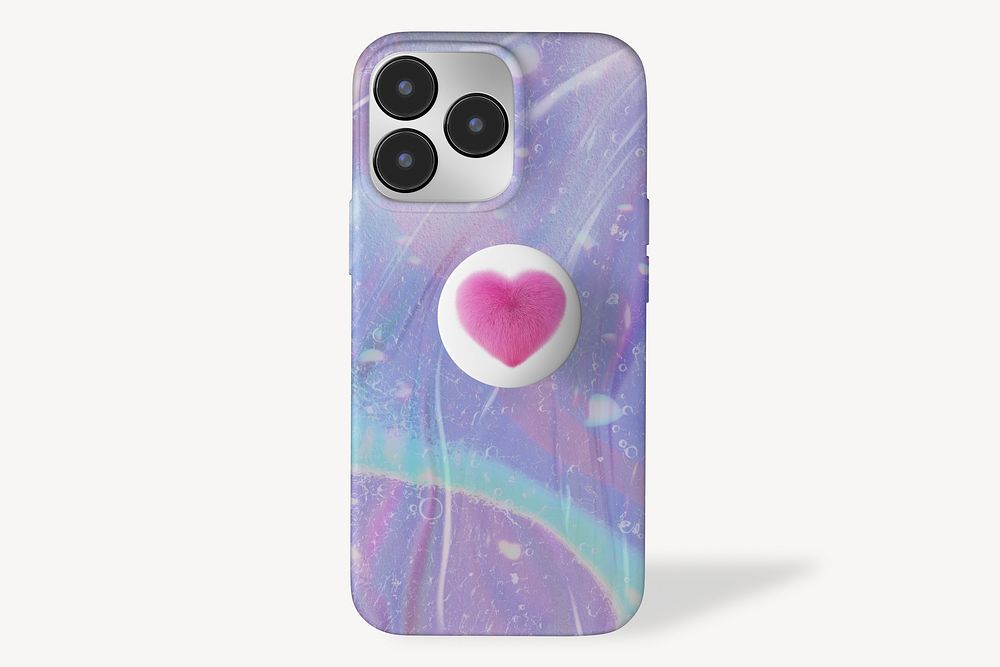 Pastel mobile phone case with griptok