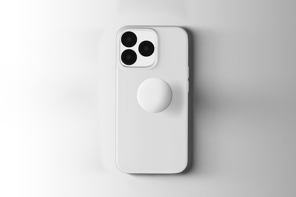 White mobile phone case