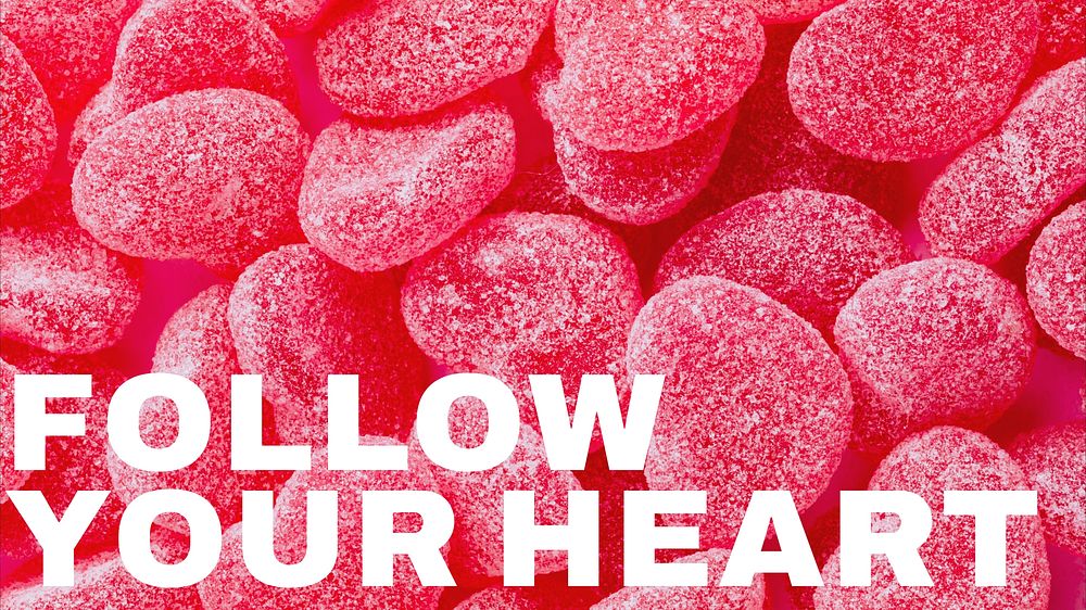 Follow your heart blog banner template