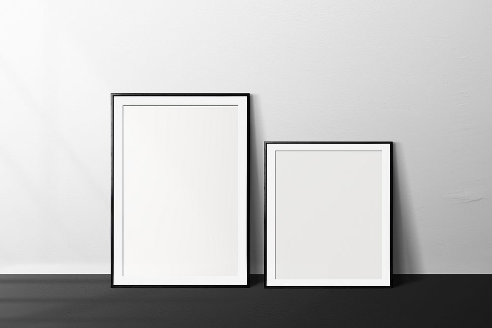 Minimal picture frame, interior design