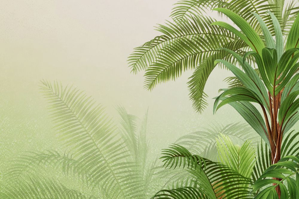 Jungle  border background. Remixed by rawpixel.