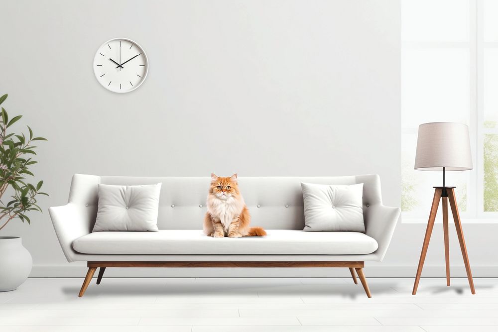 Pet-friendly decor, interior design remix
