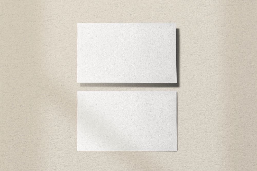 Business card photo, minimal design resource