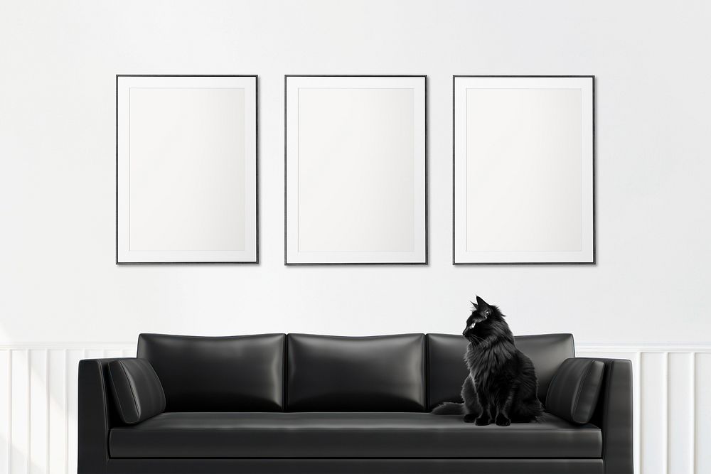Minimal decor, picture frame design resource