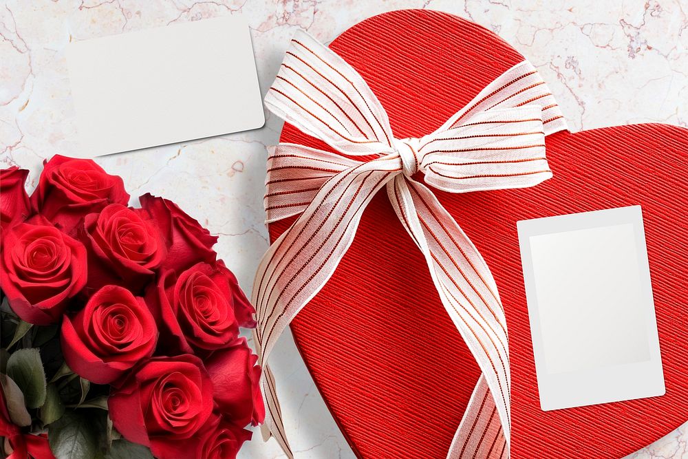 Valentine's heart box photo, design resource