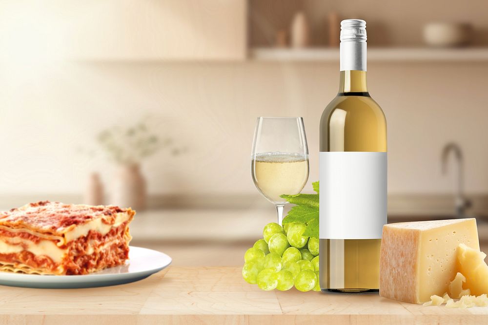 Wine bottle, product packaging photo