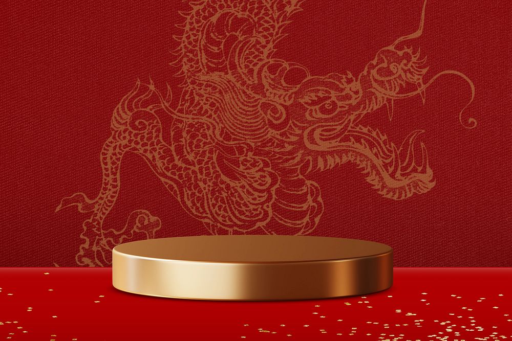 Chinese new year product backdrop