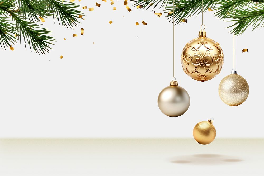 Christmas  ornaments product display backdrop