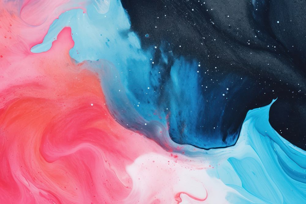 Galaxy backgrounds abstract painting. AI generated Image by rawpixel.