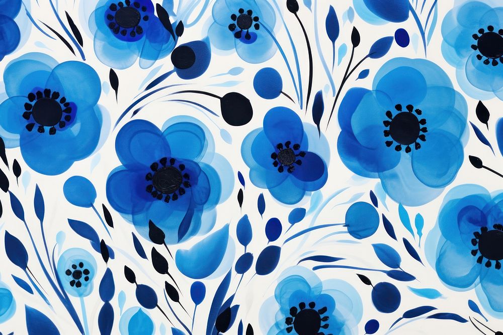 Backgrounds abstract pattern flower. AI generated Image by rawpixel.