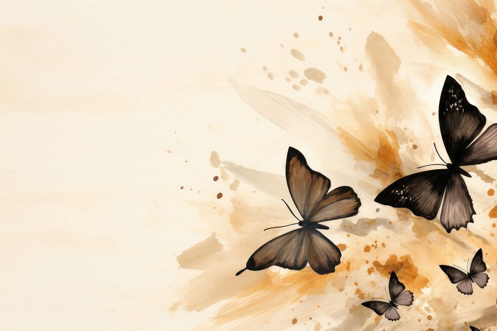 Butterfly abstract animal insect. AI generated Image by rawpixel.