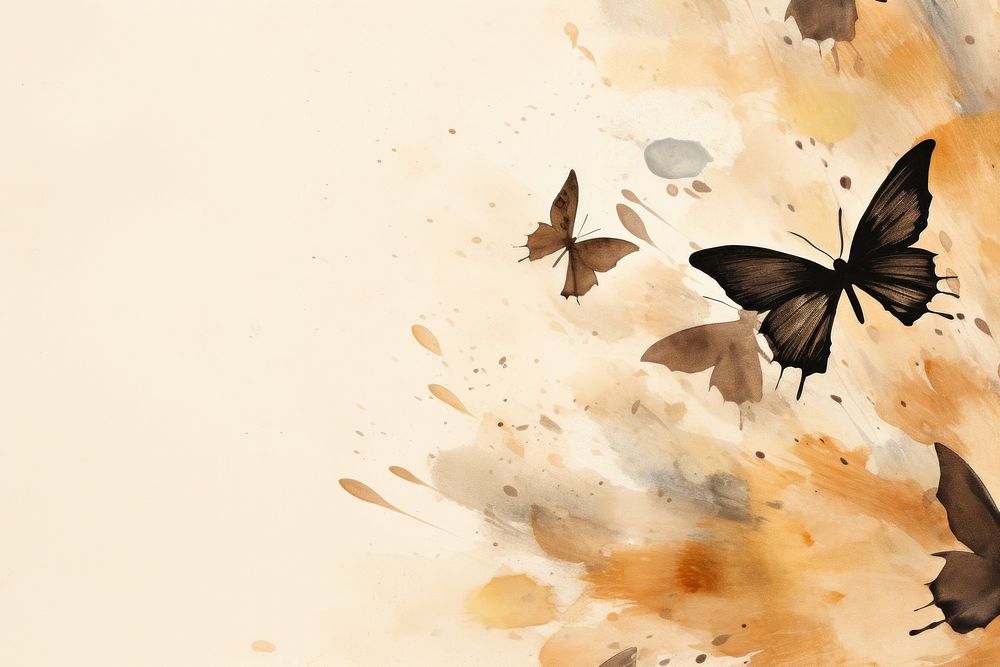 Butterfly abstract insect animal. AI generated Image by rawpixel.