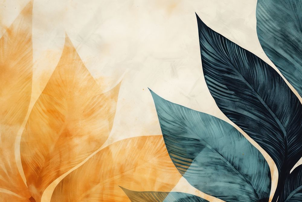 Minimal leaf backgrounds abstract textured. AI generated Image by rawpixel.