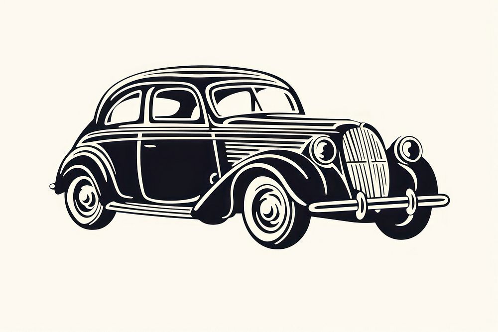 Car vehicle drawing sketch. AI generated Image by rawpixel.