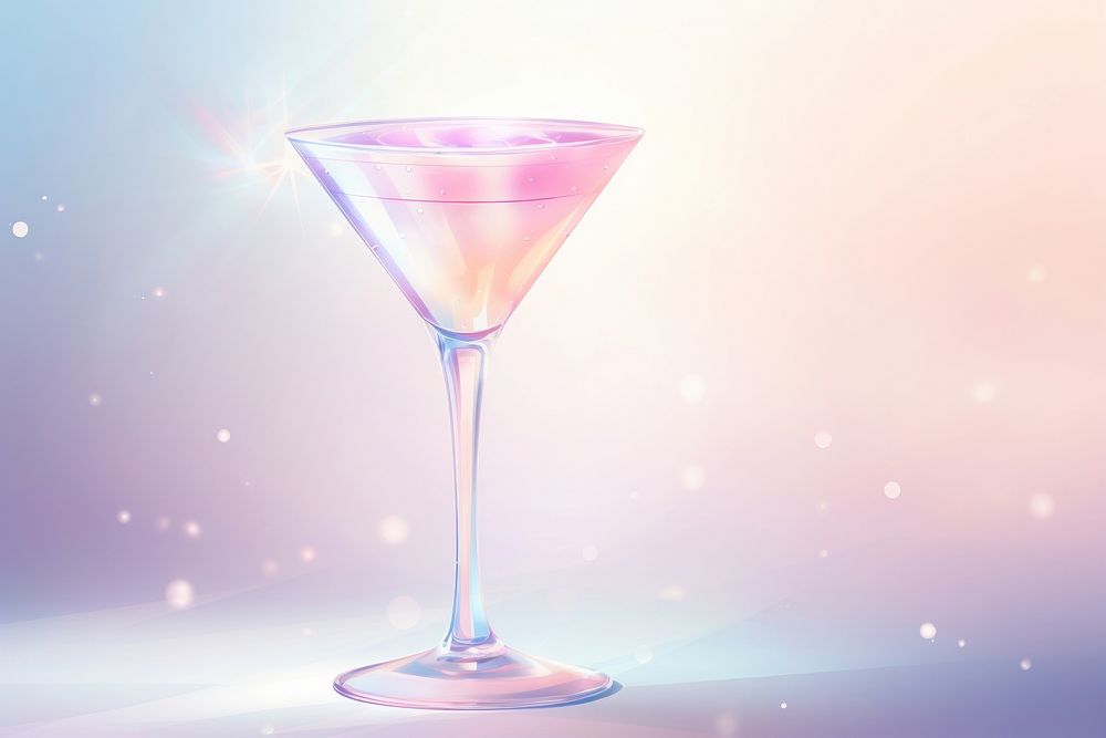 Cocktail martini drink glass. AI | Free Photo Illustration - rawpixel