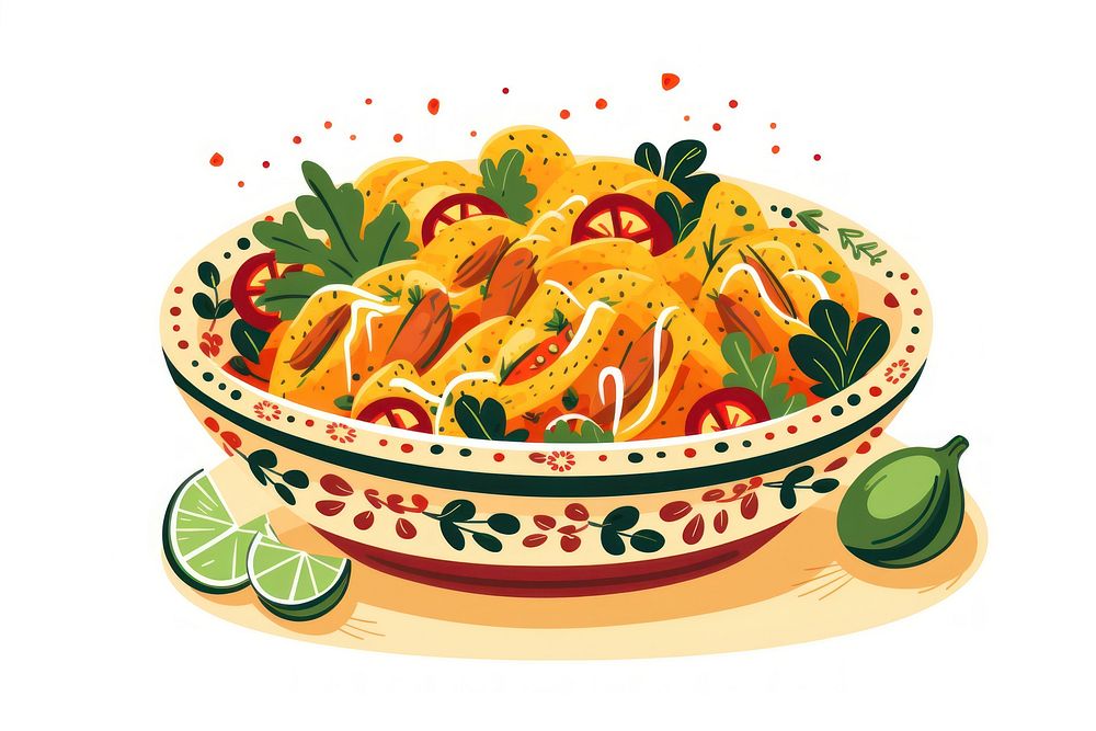 Dish food meal vegetable. AI generated Image by rawpixel.