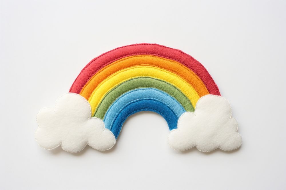 Rainbow cloud toy accessories. AI generated Image by rawpixel.