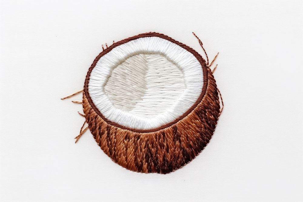 Coconut eggshell produce circle. AI generated Image by rawpixel.