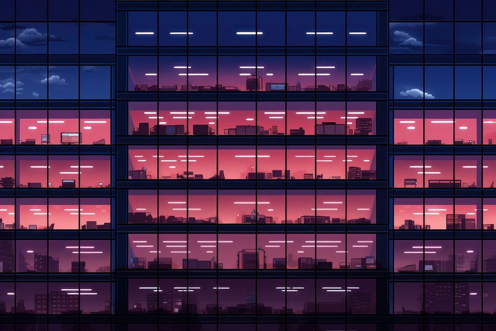 Office tower architecture cityscape building. AI generated Image by rawpixel.