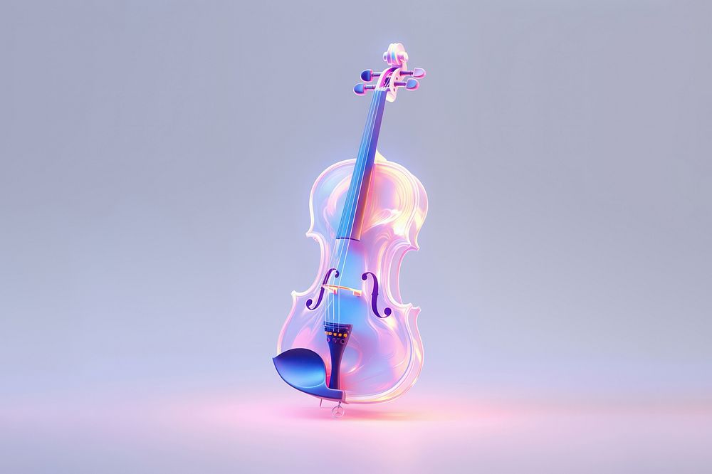 Pastel violin cello performance guitar. AI generated Image by rawpixel.