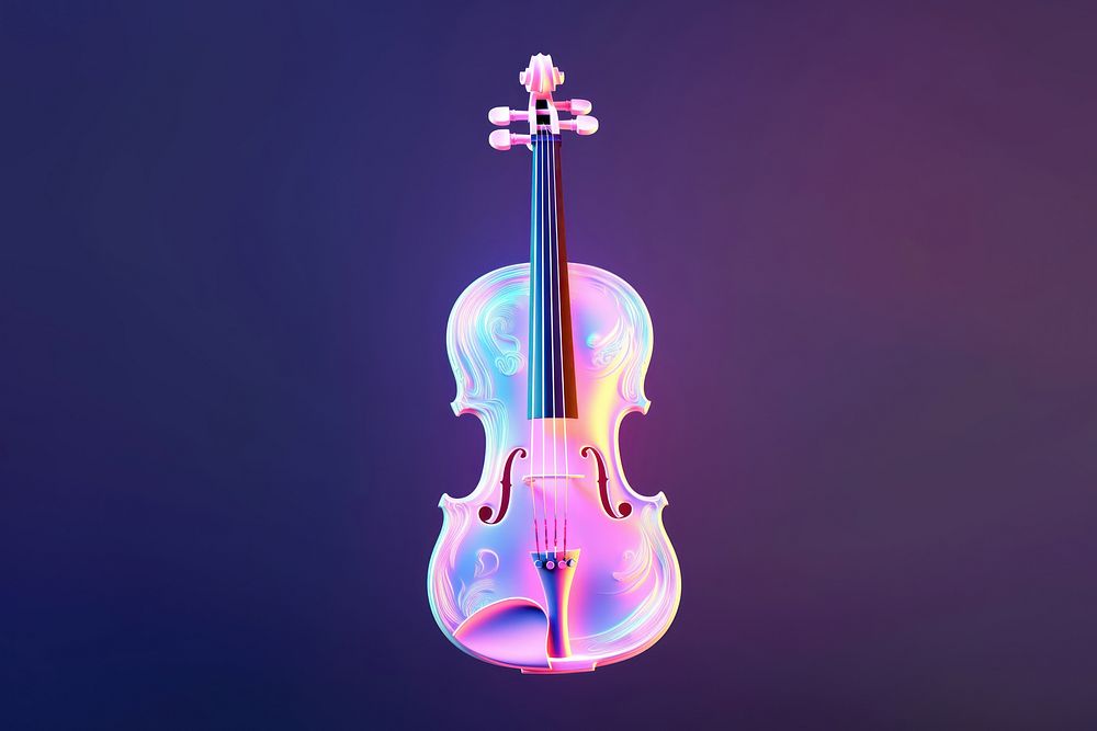 Pastel violin guitar cello performance. AI generated Image by rawpixel.