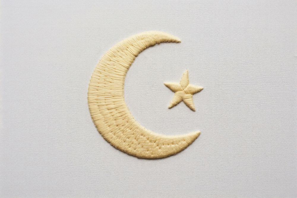 Moon pattern astronomy crescent. AI generated Image by rawpixel.