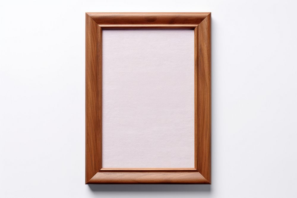 Frame wood art white background. AI generated Image by rawpixel.